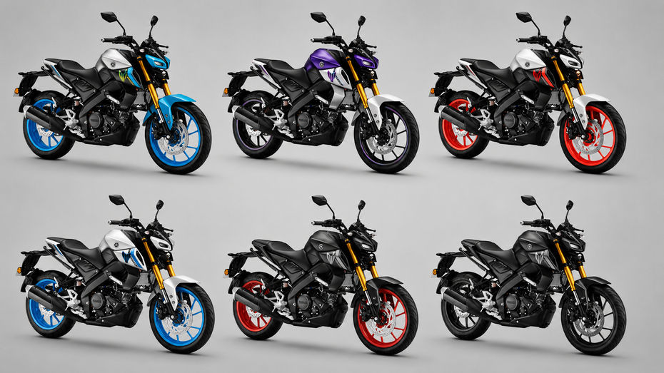 Yamaha MT 15 V2 Colours Yamaha MT 15 V2 Colours