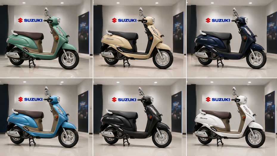 Suzuki Access 125 Colours