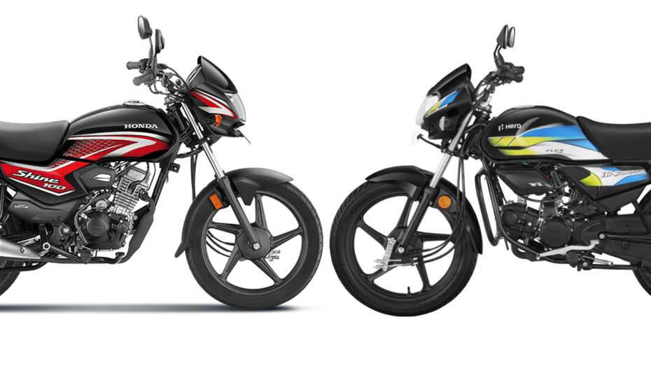 Hero HF Deluxe Flex Fuel vs Honda Shine 100 Hero HF Deluxe Flex Fuel vs Honda Shine 100