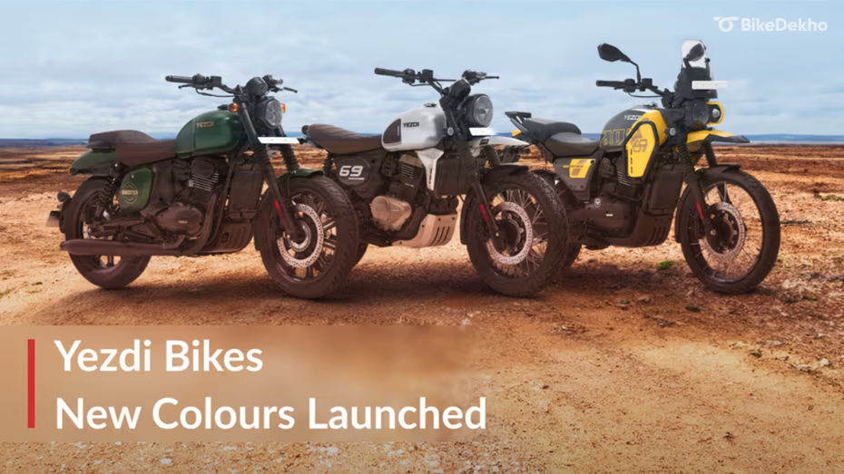 Yezdi Bikes New Colours Launched Yezdi Bikes New Colours Launched