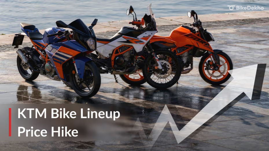 KTM Bikes Get A Price Hike KTM Bikes Get A Price Hike