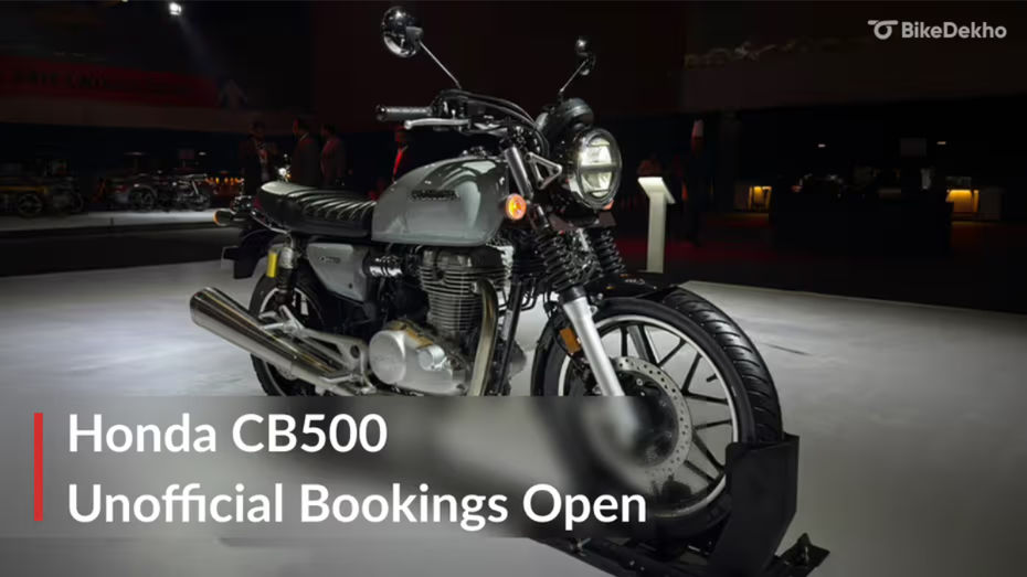Honda CB500 Unofficial Bookings Begin In India Honda CB500 Unofficial Bookings Begin In India