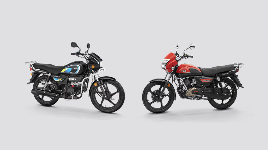 Splendor Plus Flex Fuel vs TVS Radeon
