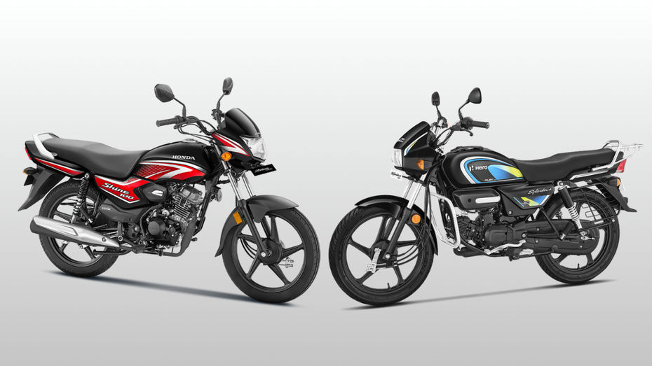 Hero Splendor Plus Flex Fuel vs Honda Shine 100: Detailed Comparison Hero Splendor Plus Flex Fuel vs Honda Shine 100: Detailed Comparison