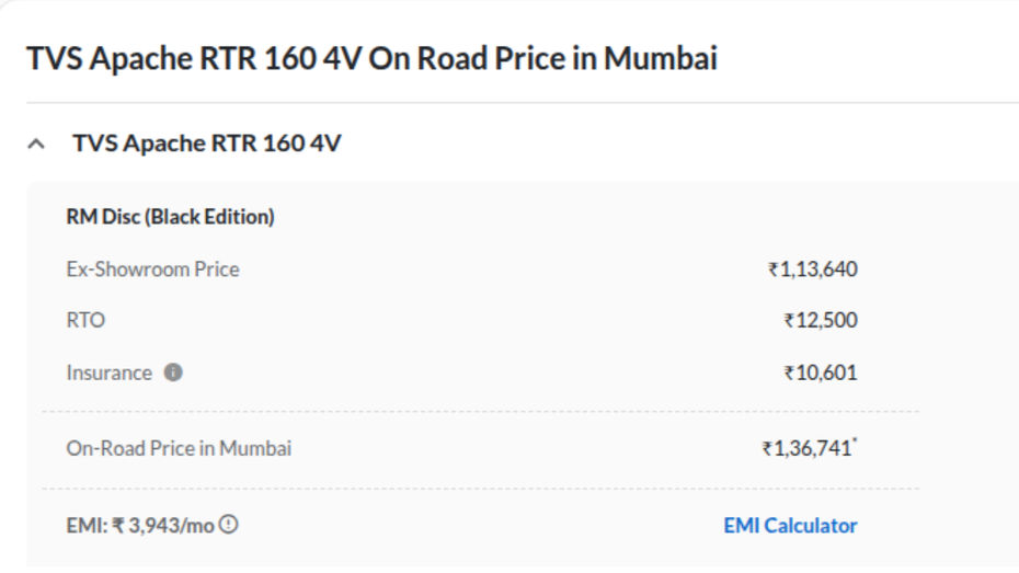 On Road Price In Mumbai On Road Price In Mumbai