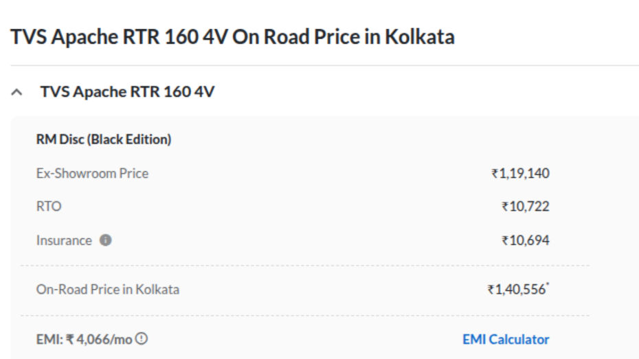 On Road Price In Kolkata On Road Price In Kolkata