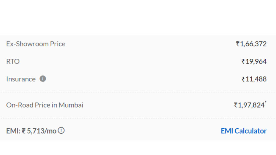 On Roan Price In Mumbai