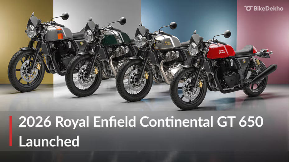 2026 Royal Enfield Continental GT 650 Launched 2026 Royal Enfield Continental GT 650 Launched