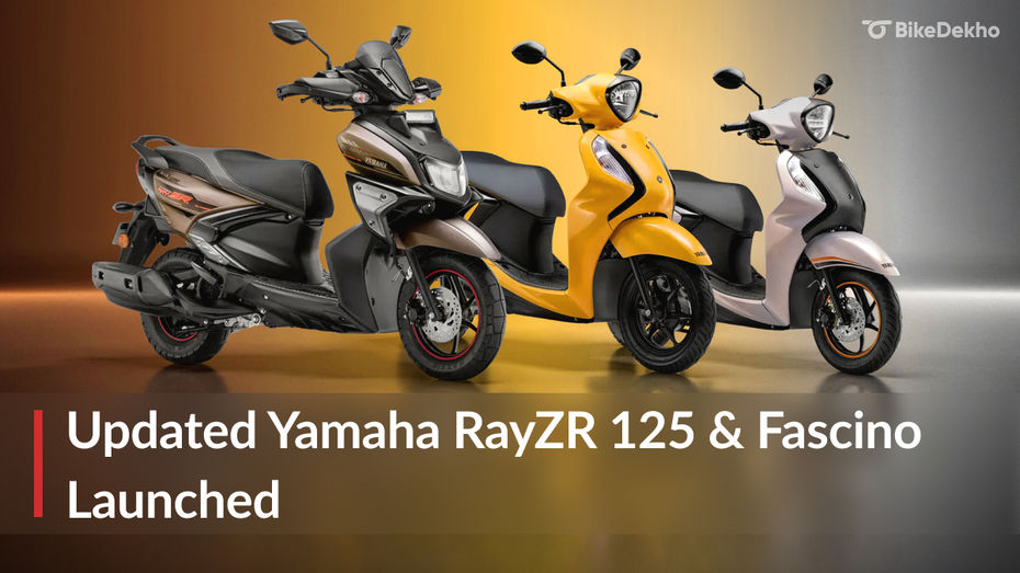 BREAKING: Updated Yamaha RayZR 125 And Fascino 125 Launched In India