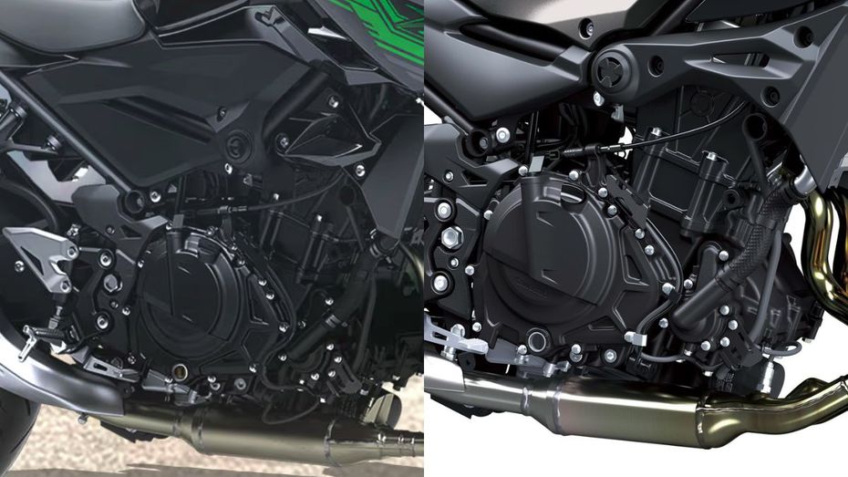 Kawasaki Z400 Vs Z500 Engine