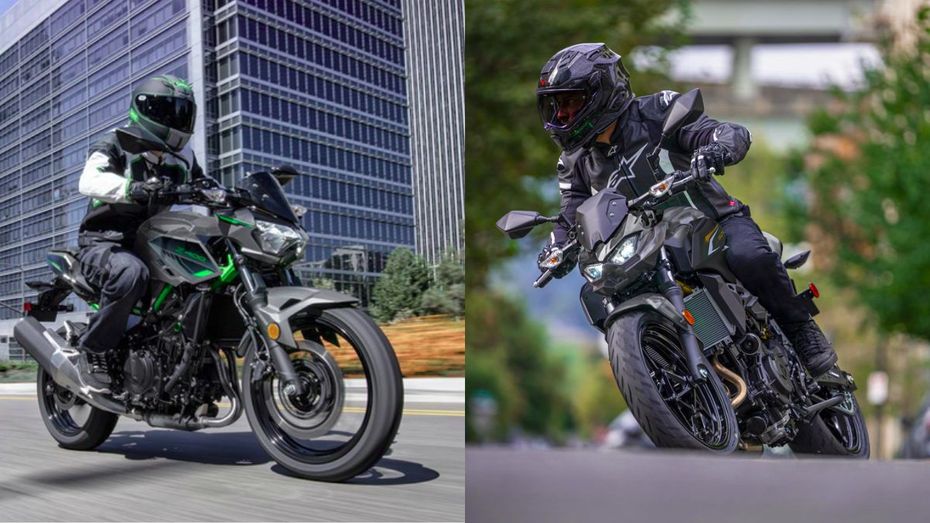 Kawasaki Z400 Vs Z500 Side By Side