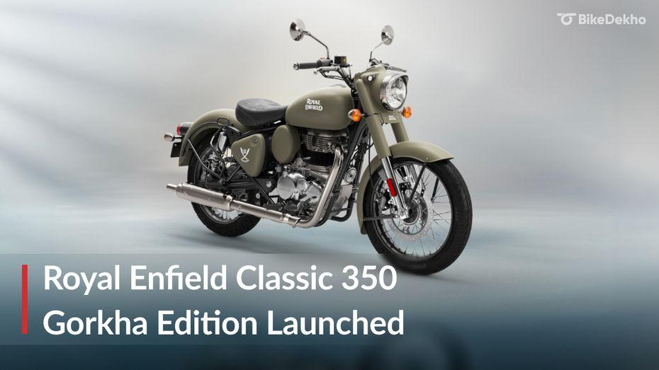 BREAKING: Royal Enfield Classic 350 Gorkha Edition Launched