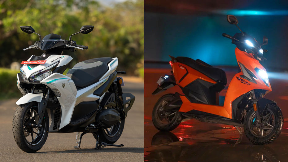 Yamaha Aerox E vs Simple Ultra Yamaha Aerox E vs Simple Ultra