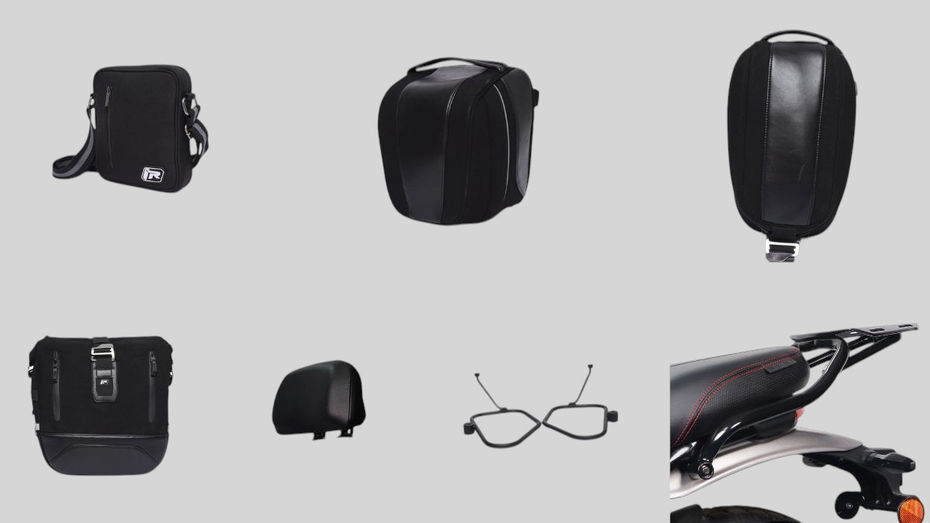 TVS Ronin Accessories Collage