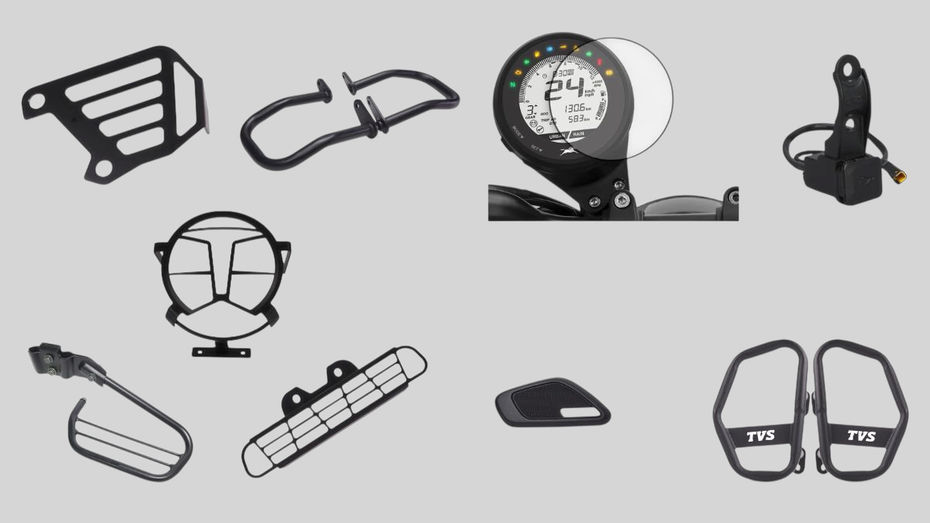 TVS Ronin Accessories Collage 2