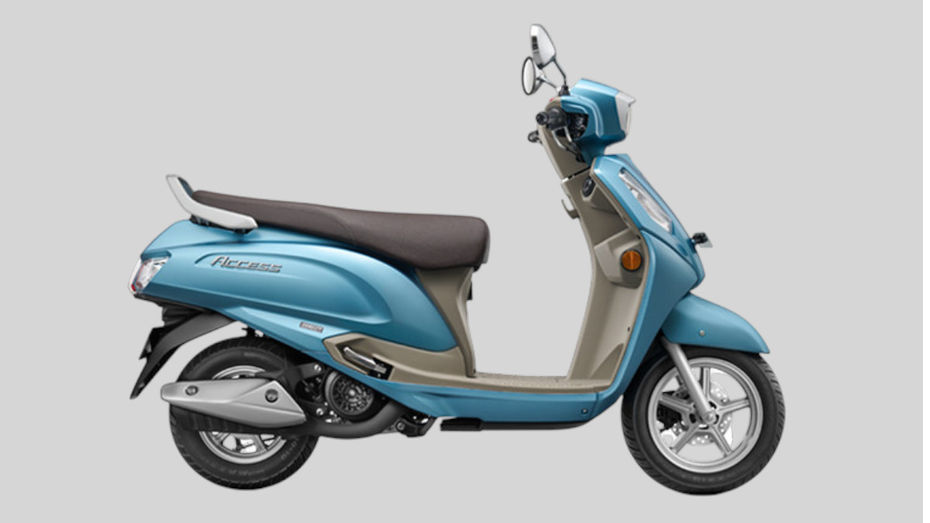 Suzuki Access Ride Connect TFT Edition Pearl Mat Aqua Silver