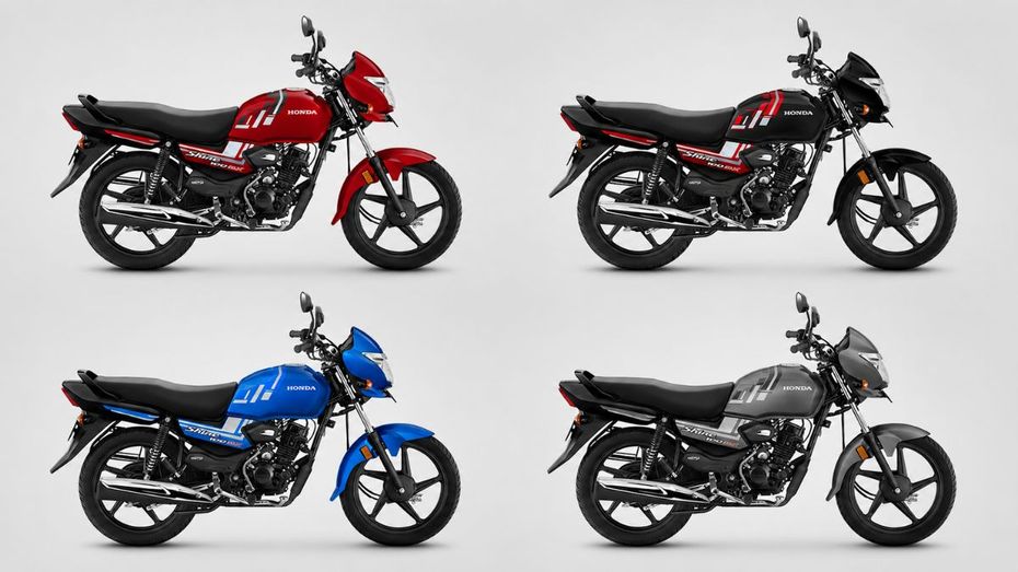 Honda Shine 100 DX Collage
