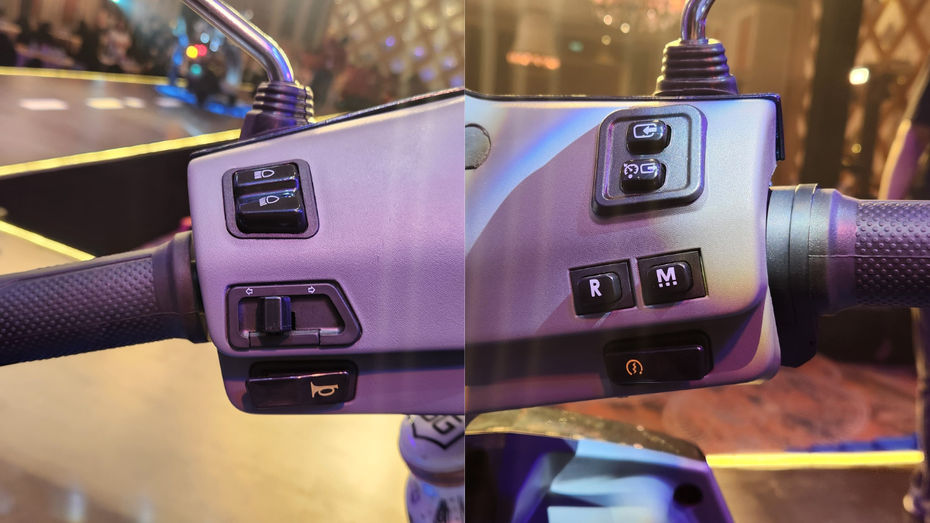 BGauss C12 MaxR switches