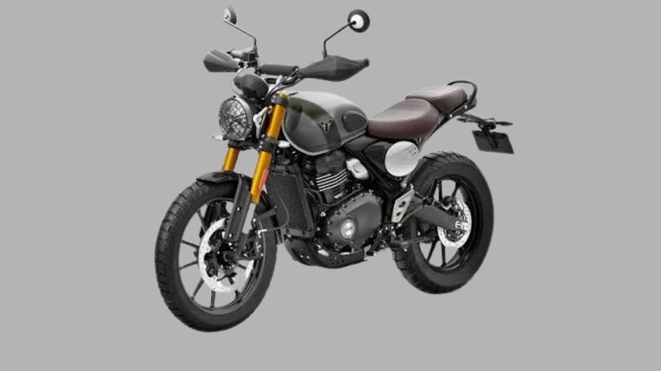 Triumph Scrambler 400 X Matt Pewter Grey