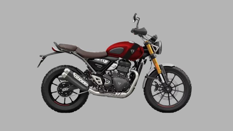 Triumph Scrambler 400 X Lava Red Satin