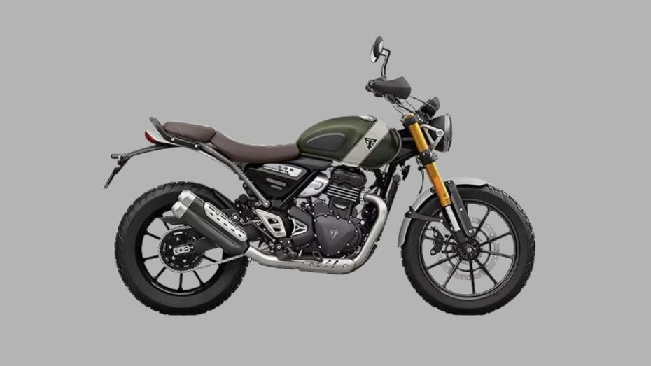 Triumph Scrambler 400 X Matt Khaki Green