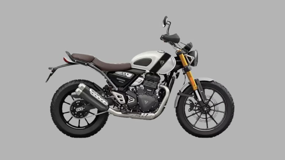 Triumph Scrambler 400 X Pear Metallic White