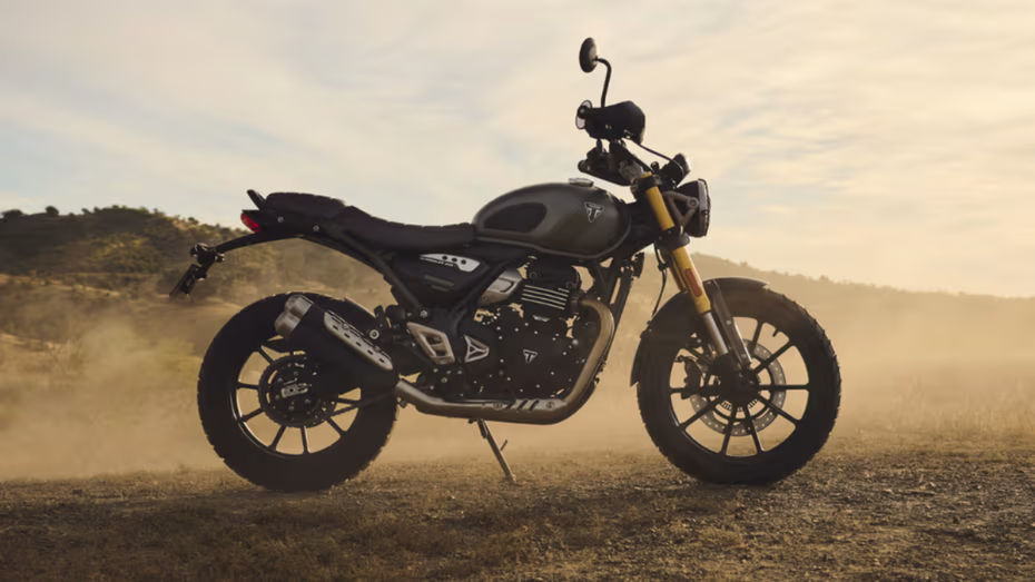Triumph Scrambler 400 X Gets A New Shade Triumph Scrambler 400 X Gets A New Shade