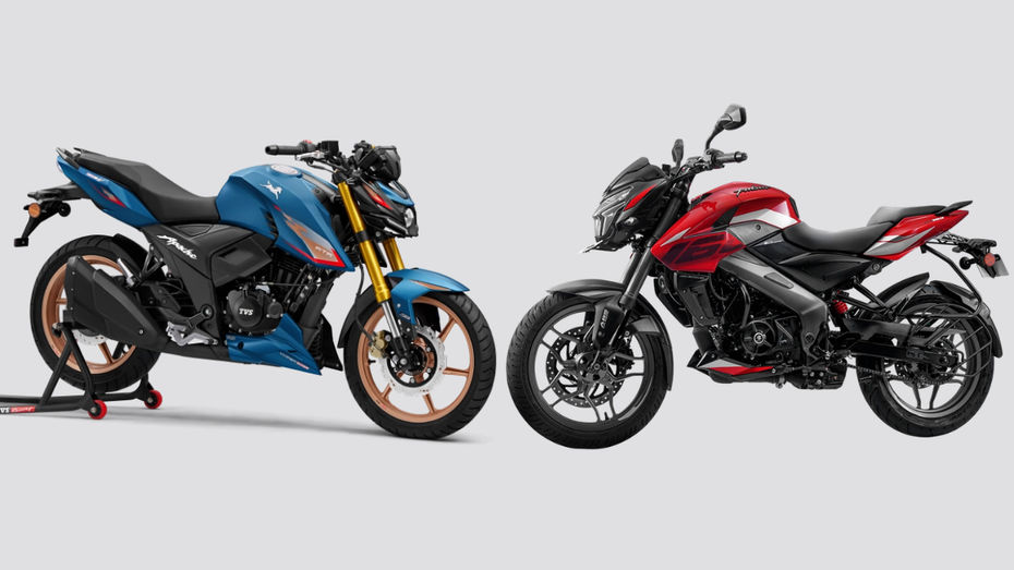 TVS Apache RTR 160 4V vs Bajaj Pulsar NS160 TVS Apache RTR 160 4V vs Bajaj Pulsar NS160