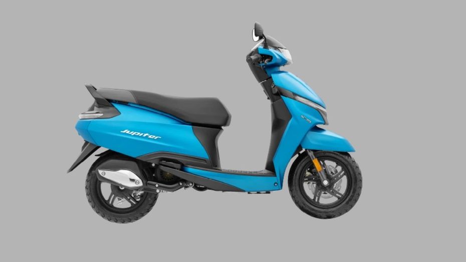 TVS Jupiter 110 Dawn Blue Matte