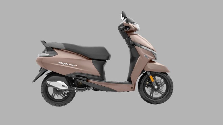 TVS Jupiter 110 Galactic Copper Matte