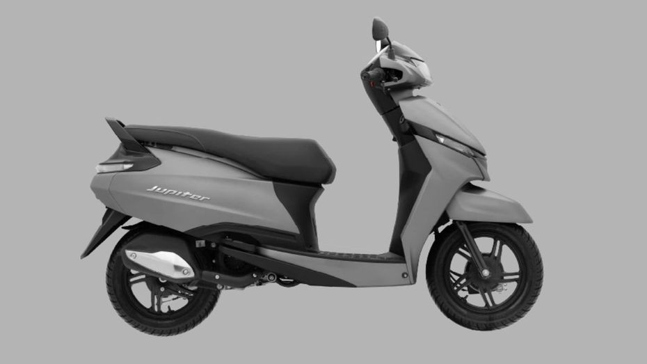 TVS Jupiter 110 Titanium Grey Matte
