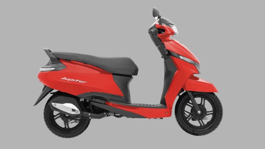 TVS Jupiter 110 Meteor Red Gloss