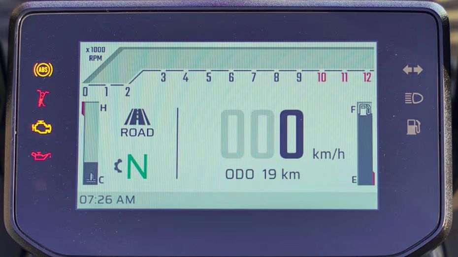 Hero Xpulse 210 Instrument Display