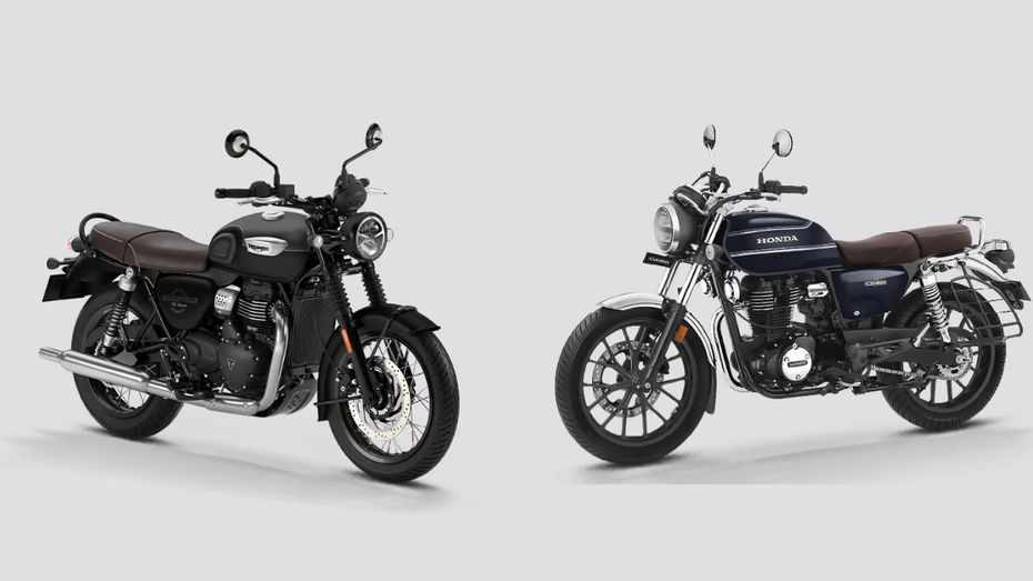 Triumph Bonneville T40 vs Honda CB350: Detailed Comparison Triumph Bonneville T40 vs Honda CB350: Detailed Comparison