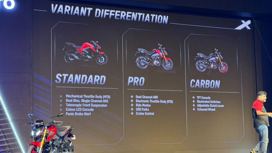 Hero Xtreme 160R 4V Variants Difference Hero Xtreme 160R 4V Variants Difference