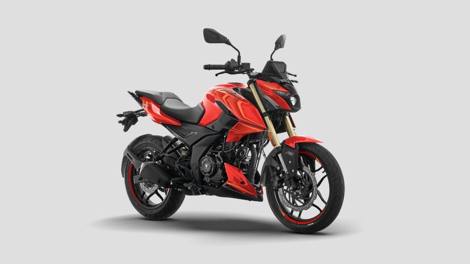 2026 Bajaj Pulsar N250 SS Fiery Red Orange 2026 Bajaj Pulsar N250 SS Fiery Red Orange