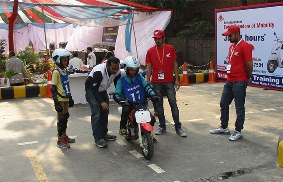 HMSI Road safety event at Delhi HMSI Road safety event at Delhi