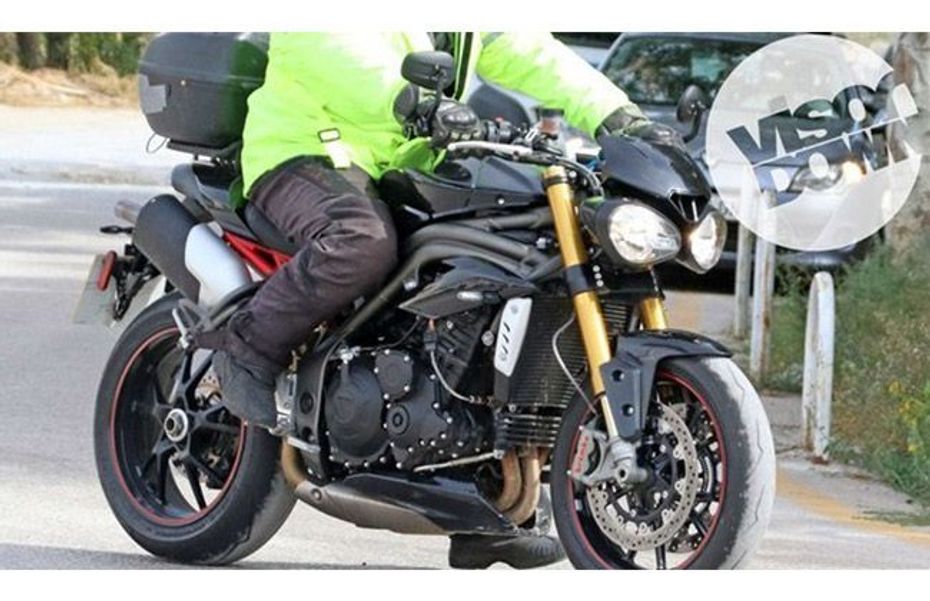 updatedTriumph Tri[ple speed R spied image Triumph Tri[ple speed R spied image