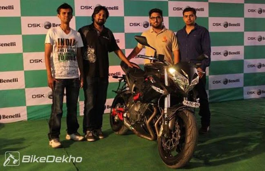 Benelli with CarDekho and BikeDekho Team Benelli with CarDekho and BikeDekho Team