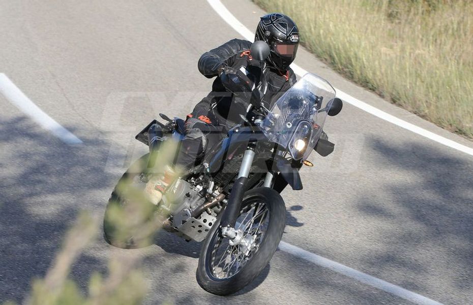 KTM 390 Adventure spy pictures