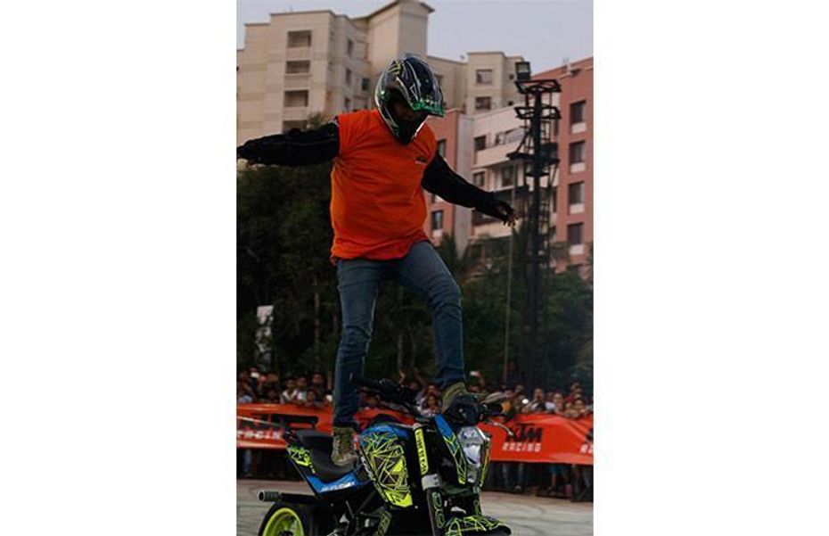 KTM Stunt Show at Pune Stunt Show at Pune