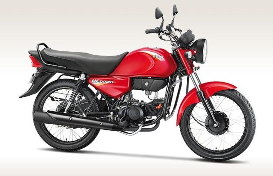 Hero MotoCorp had discontinued the previous version of the HF Dawn in May last year owing to the implementation of BS-IV norms. Now, the company has silently launched the 2018 version of the bike at Rs 37,000 (ex-showroom) in Orissa, with plans of launching it in other select cities soon. Along with a new BS-IV compliant engine, the HF Dawn also gets a sporty makeover. Apart from new minimalistic graphics, the bike now gets blacked-out accents in place of chrome bits on the earlier bike. These include spoked-wheel rims, engine, exhaust heat shield, chain cover, front forks, headlamp bezel and pillion grab rail. AHO is standard now. In fact, the headlamp also has a more powerful spread now. Power is courtesy an updated 97.2cc air-cooled single-cylinder motor. It makes 8.36PS of power and 8.05Nm of torque, mated to a four-speed gearbox. Suspension consists of telescopic forks at the front and new two-step adjustable dual shock absorbers at the rear. Braking is via a 130mm front drum and a 110mm rear drum brake. The bike’s kerb weight is 105kg and it has a fuel tank capacity is 9.5 litres. The bike is a bare bones version which misses out on features like an electric starter and fuel gauge. It offers good value for customers looking for a basic transportation tool with a sporty touch and do not mind sacrificing premium design and features for durability and fuel efficiency at a lower retail price. The 2018 HF Dawn competes with the Bajaj CT 100 and the TVS Sport.
