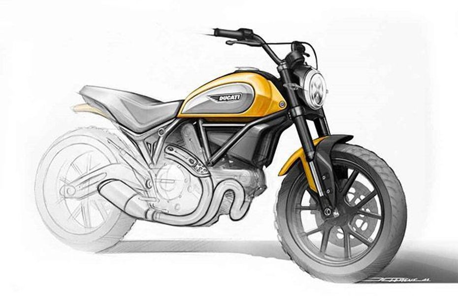 400cc Ducati Scrambler Might be Under Process 400cc Ducati Scrambler