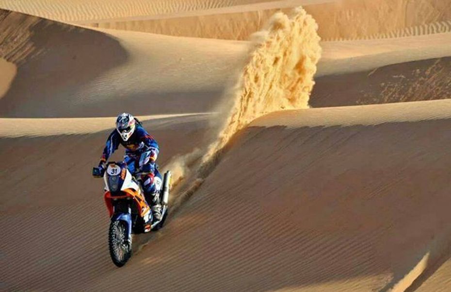 CS Santosh secures 10th Position in FIM Cross-Country Rallies World Championship