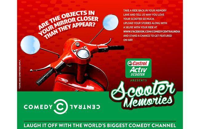 Castrol and Comedy Central announces the 'Scooter Memories' Contest