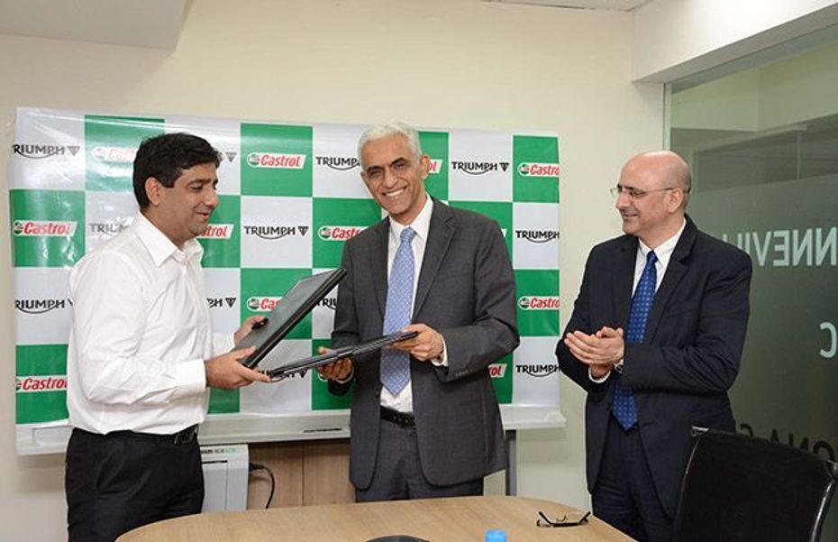 Castrol to provide high performance lubricants for the Triumph Motorcycles India Castrol to provide high performance lubricants for the Triumph Motorcycles India