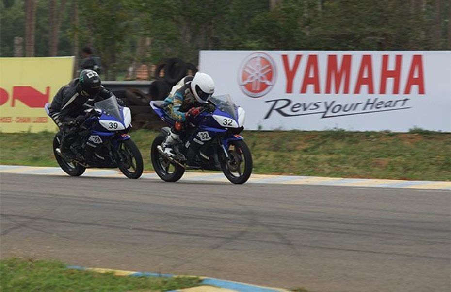 First round of the 2013 YZF-R15 One Make Race Championship concluded First round of the 2013 YZF-R15 One Make Race Championship concluded