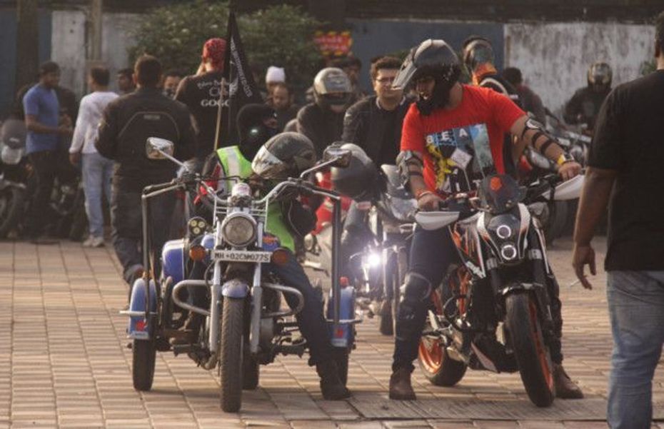 India Bike Week's Chai Pakoda Ride
