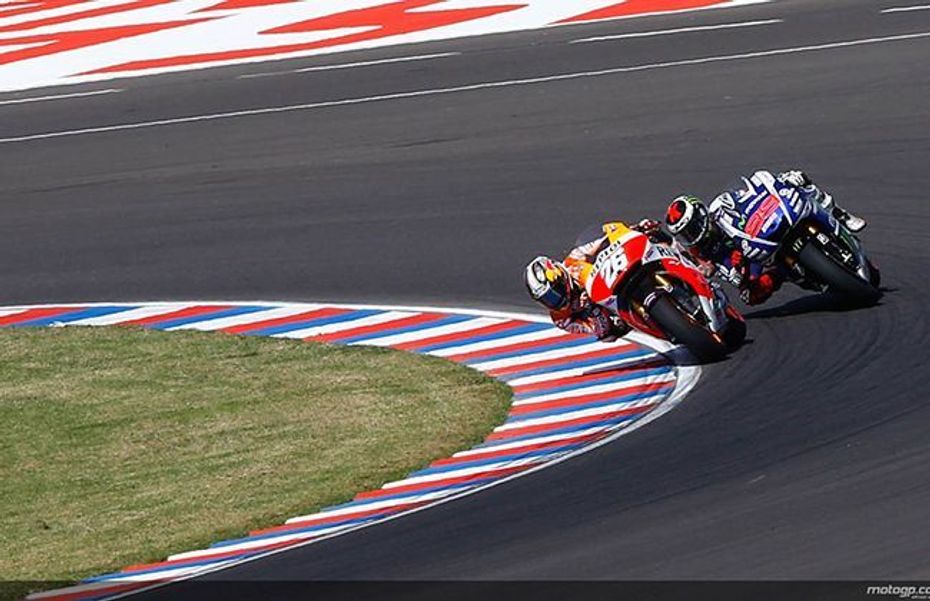 Hat-trick by Marc Marquez in MotoGP season 2014
