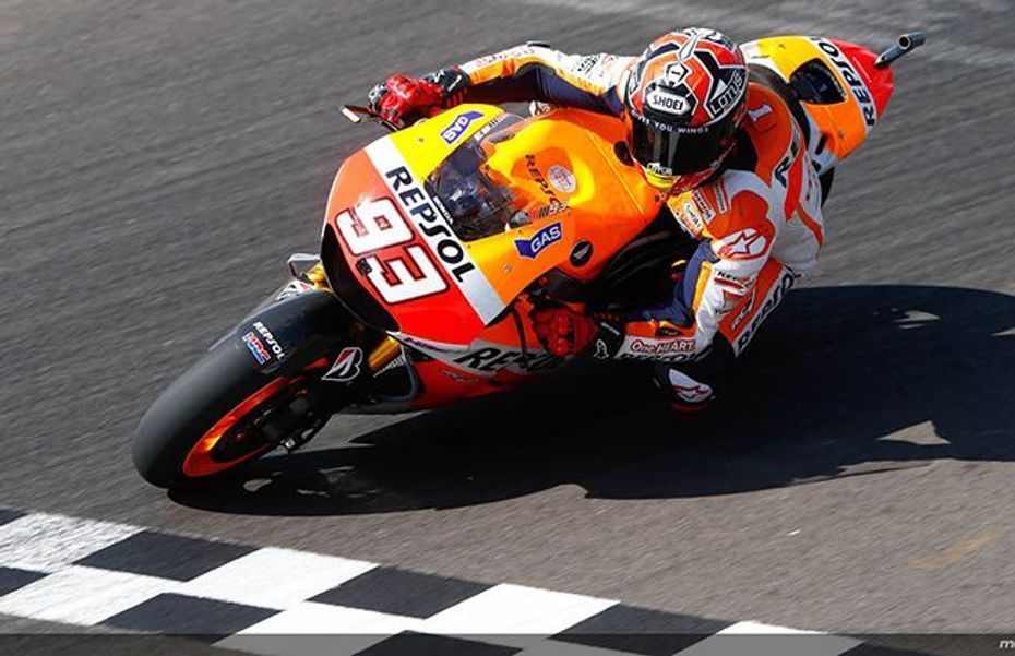 Hat-trick by Marc Marquez in MotoGP season 2014